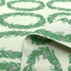 Couronne -  Tissu conçu par ALICE MAKABE - Vert