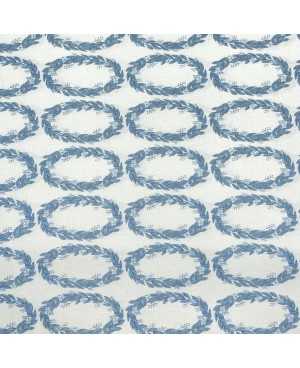 Couronne -  Tissu conçu par ALICE MAKABE - Bleu
