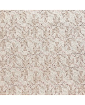 Oiseau d'espoir  - Tissu conçu par ALICE MAKABE - Beige