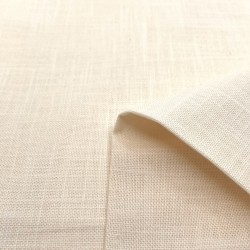 Tissu coton tissé teint - Blanc cassé