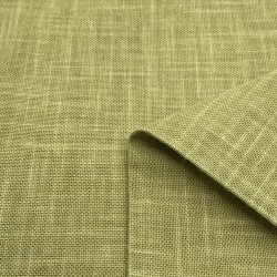 Tissu coton tissé teint - Vert