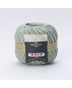 Crochet thread emmy grande solid 50g pale green