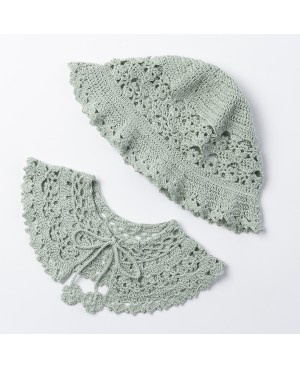 Fil à crochet 50g vert pâle Emmy Grande Solid