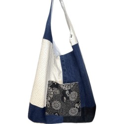 Bag Blue And White
