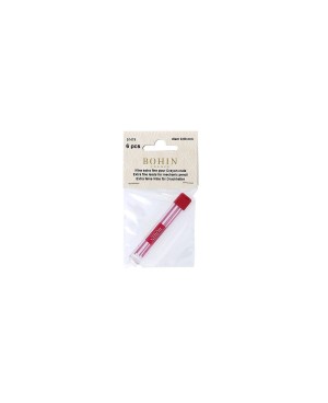 Chalk pencil lead refill x 6 pink