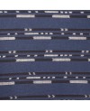 Blue/black Kurume Kasuri fabric with lines