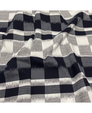 Kurume Kasuri check fabric