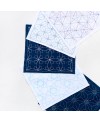 Sashiko-Mustertuch Hana Fukin Rokkakukamon