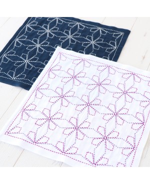 Sashiko Sampler Hana Fukin Tessen