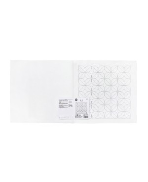 Sashiko Sampler Hana Fukin Kamon