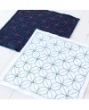 Sashiko Sampler Hana Fukin Kamon