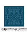 Sashiko-Mustertuch Hana Fukin Matsukawabishi