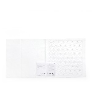 Sashiko-Mustertuch Hana Fukin Hanaguruma