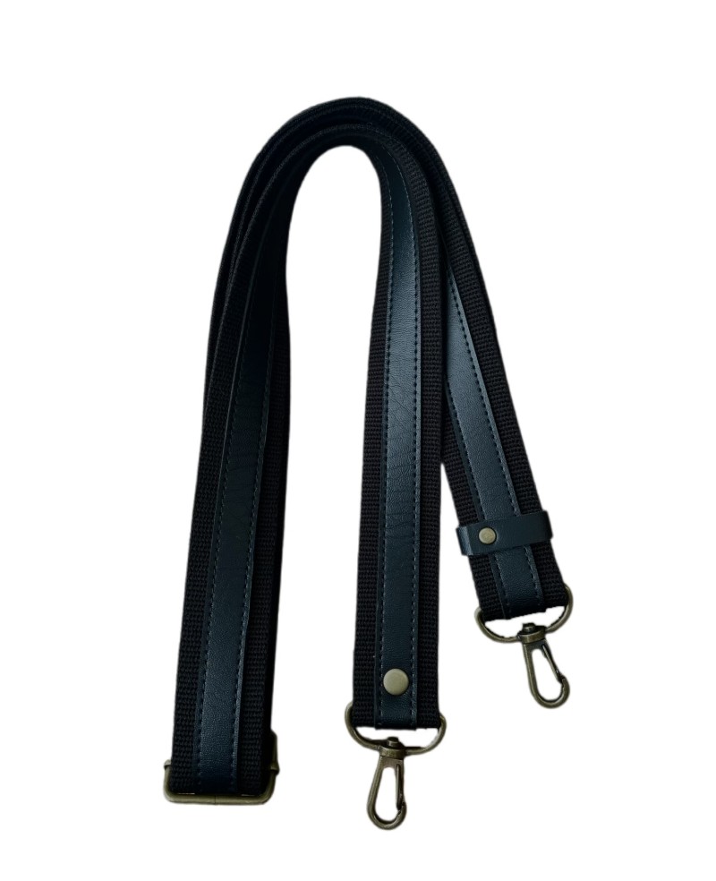 Tracolla in lino con clip 25mm / 80-140cm
