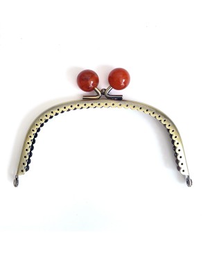 Purse frame with clasp 12cm