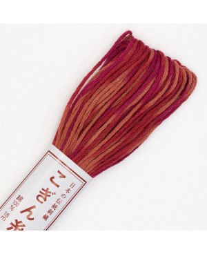 Fil Kogin Panaché 18m Rouge Terre Cuite KT-11