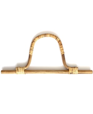 Rattan bag handles