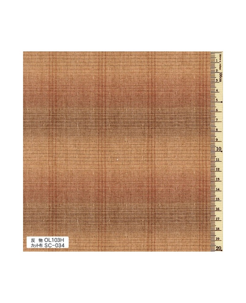 Tessuto di cotone Sakizome Momen tinto in filo Tessuto di cotone Sakizome Momen tinto in filo