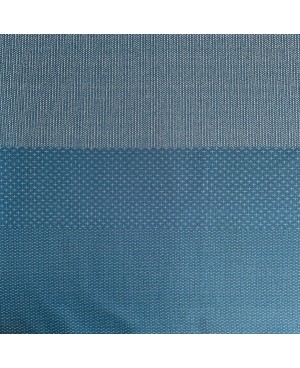 Algodón serigrafiado Takumi con estampado kasuri azul