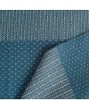 Takumi screen-printed cotton with blue kasuri pattern