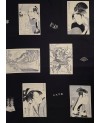 Takumi Ukiyo-E Siebdruck-Baumwollpanel von Tsutaya Jūzaburō