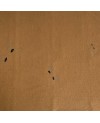 Coton sérigraphié Takumi têtes de chats camel