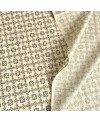 Cotone serigrafato Takumi, disegni vari, beige