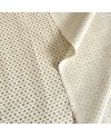 Takumi screen-printed cotton, small ecru motifs