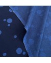 Takumi screen-printed cotton with large blue polka dots