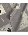 Takumi Ukiyo-E screen-printed cotton panel by Tsutaya Jūzaburō grey background