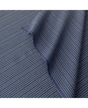 Yokogushi tissu sashiko tissé teint