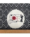 Takumi Maneki-Neko in cotone serigrafato Nero