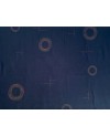 Algodón serigrafiado Takumi con puntos circulares azules