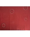 Takumi screen-printed cotton with red circle dots