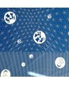 Takumi Maneki-Neko Serigrafia in cotone blu
