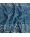 Takumi screen-printed cotton kasuri pattern blue 2
