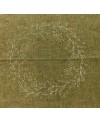 Pre-stencilled Sashiko Wreath Panel