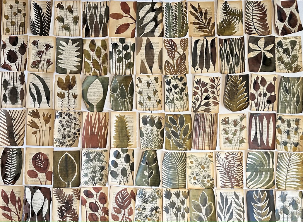 Summer Retreat: Pigments, Illustrations and Embroidery